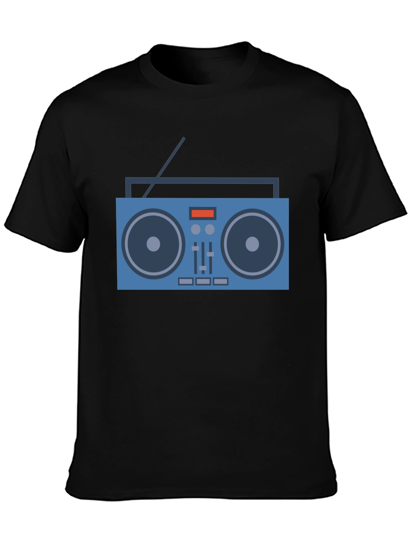 Retro Boombox Graphic Tee - Cool Music Lover Shirt