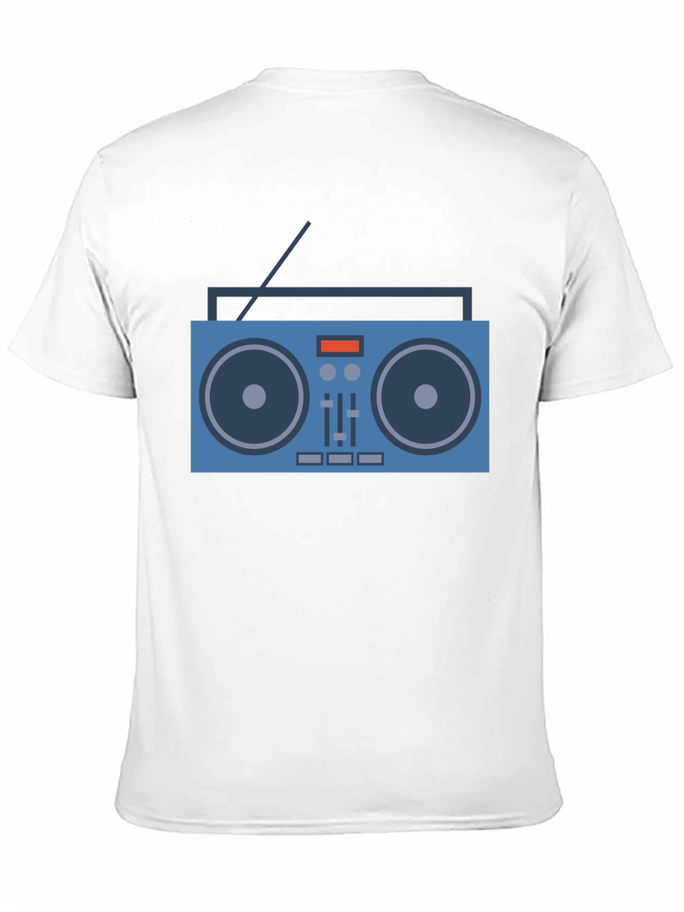 Retro Boombox Graphic Tee - Cool Music Lover Shirt