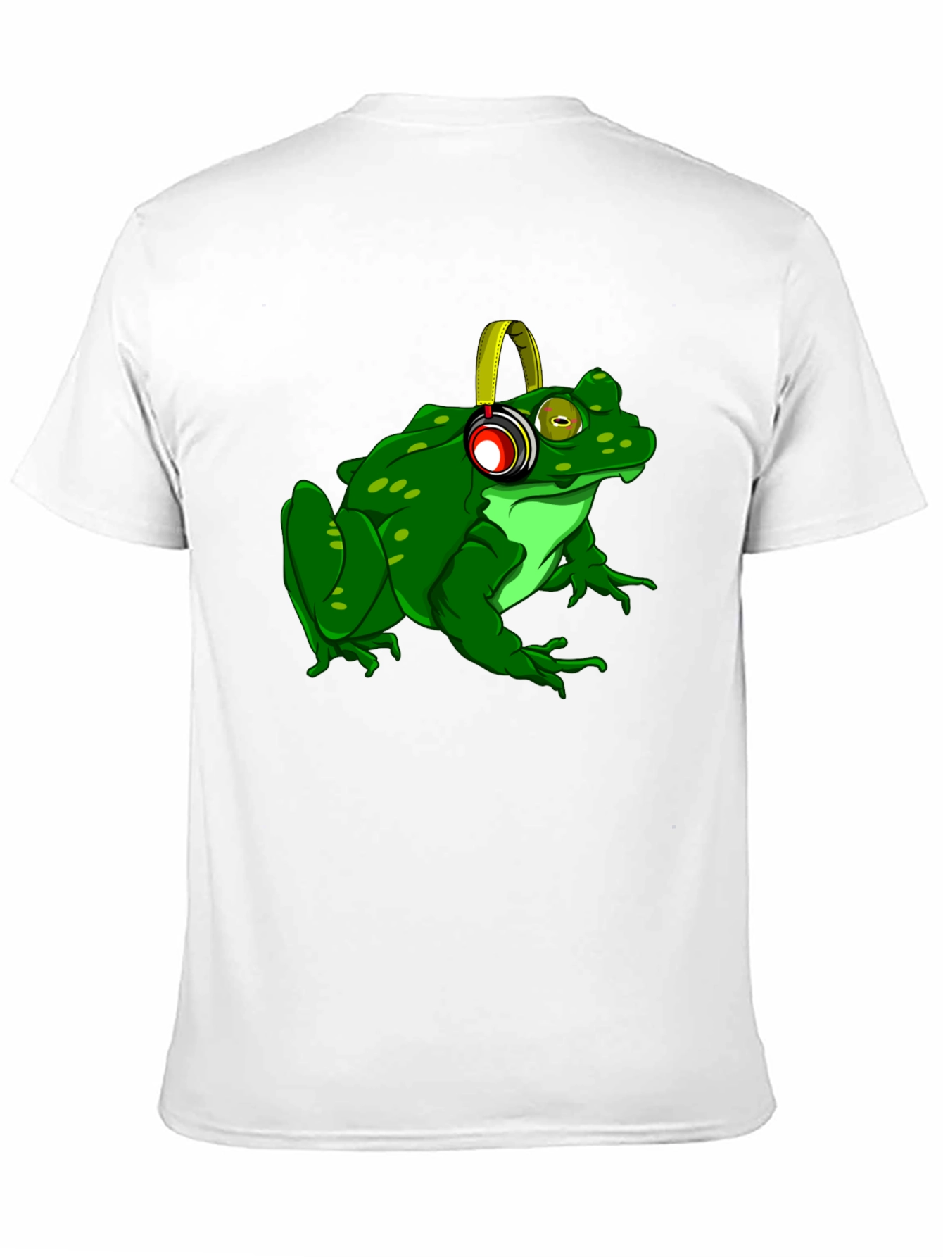 Frog with Headphones Graphic T-Shirt