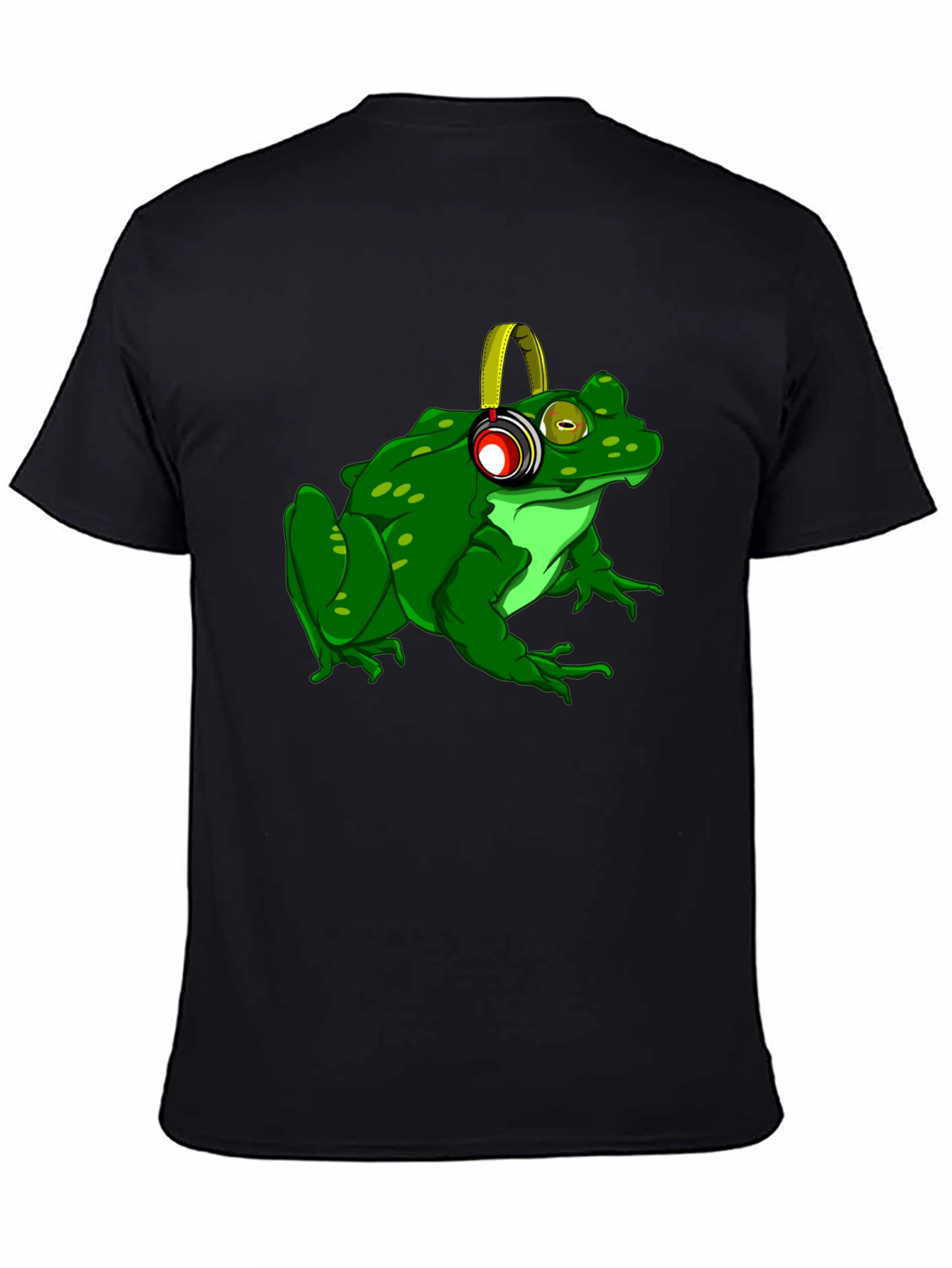 Frog with Headphones Graphic T-Shirt