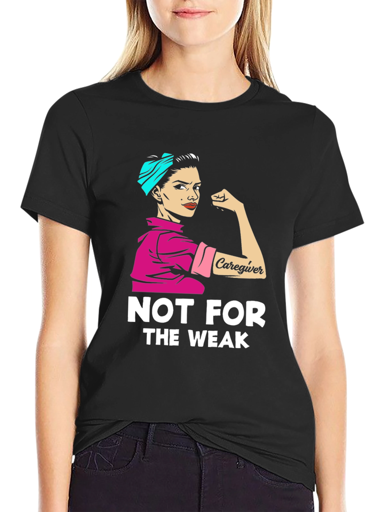 Caregiver Strong Woman T-Shirt