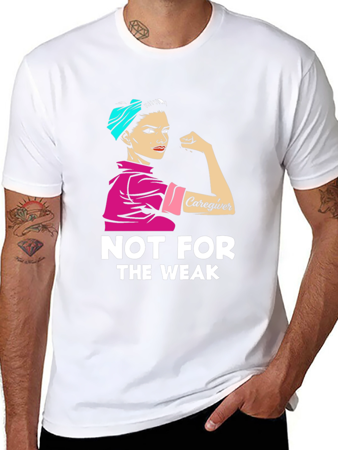 Caregiver Strong Woman T-Shirt