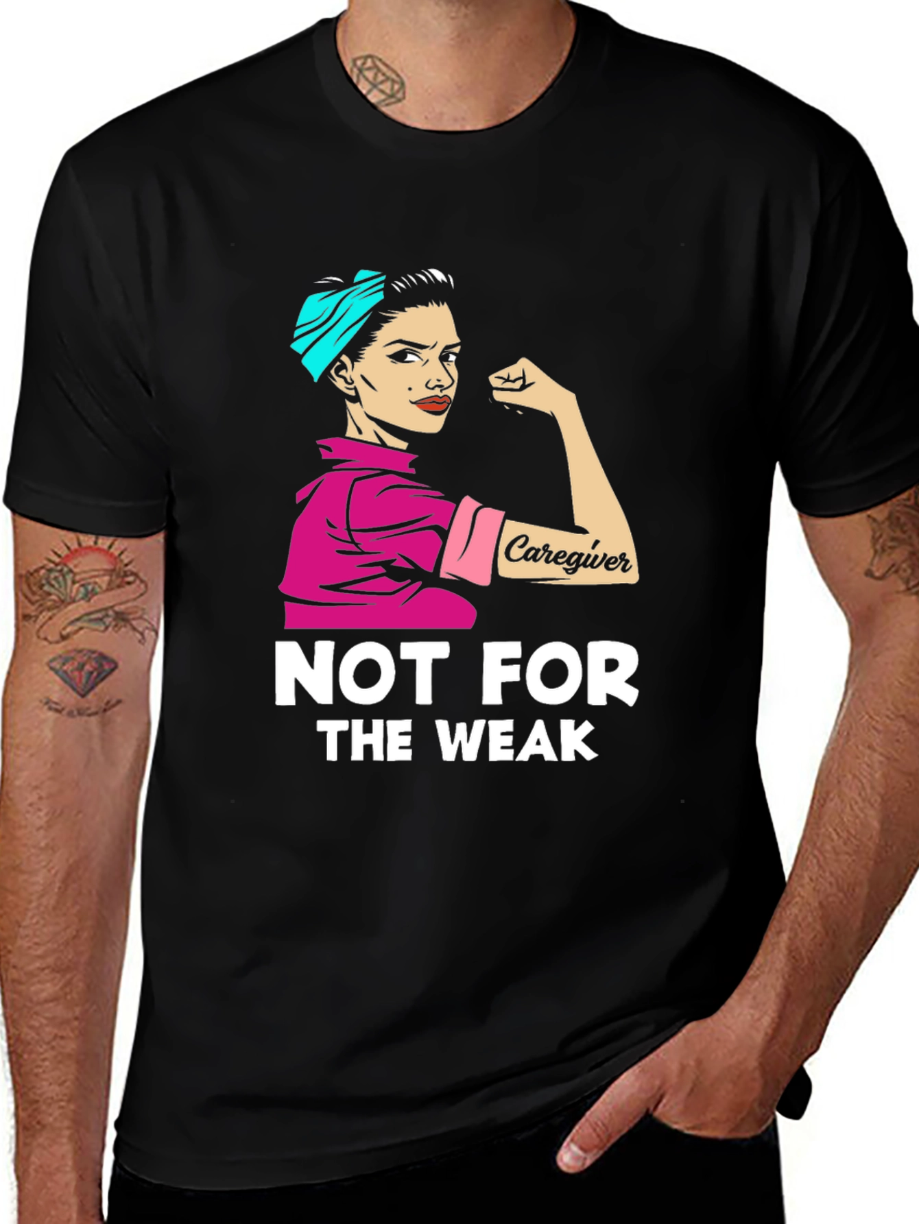 Caregiver Strong Woman T-Shirt