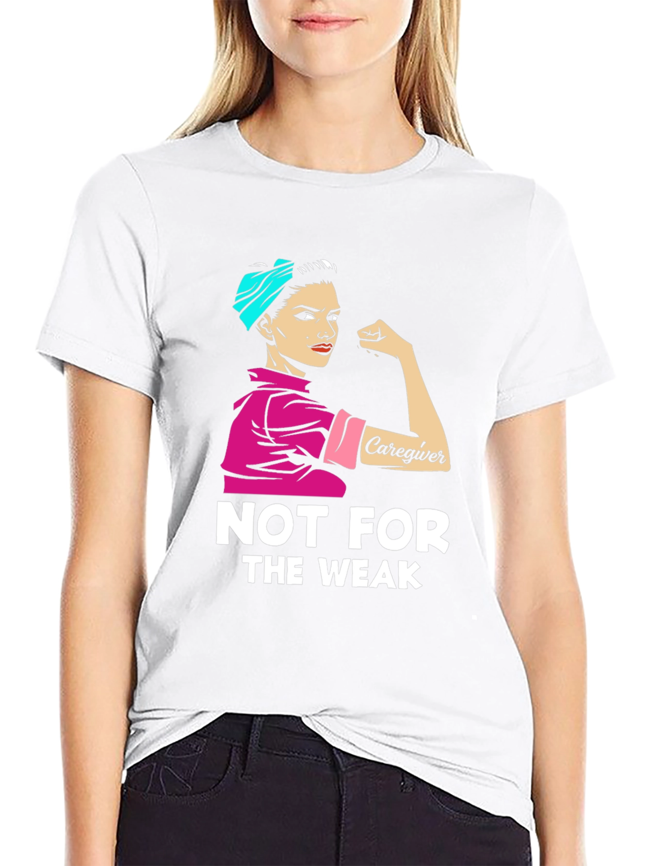 Caregiver Strong Woman T-Shirt