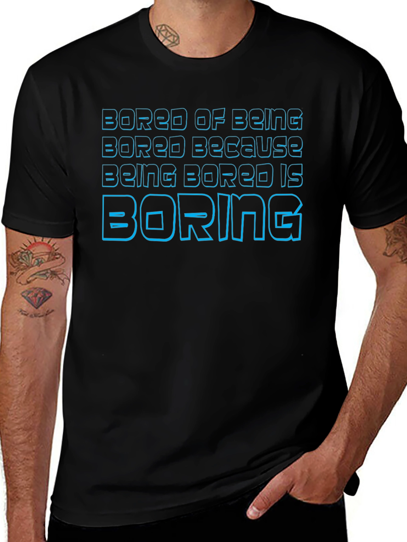 Bored of Being Bored Graphic T-Shirt