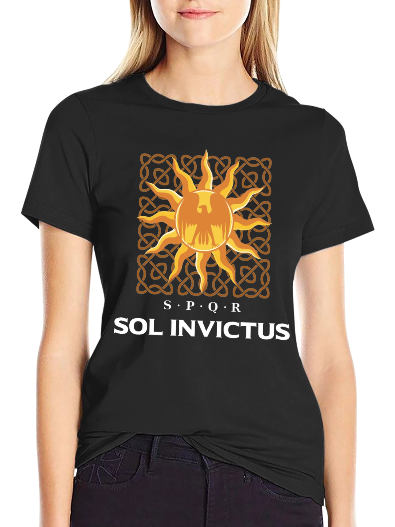 Sol Invictus Graphic Tee - Roman Sun God T-Shirt