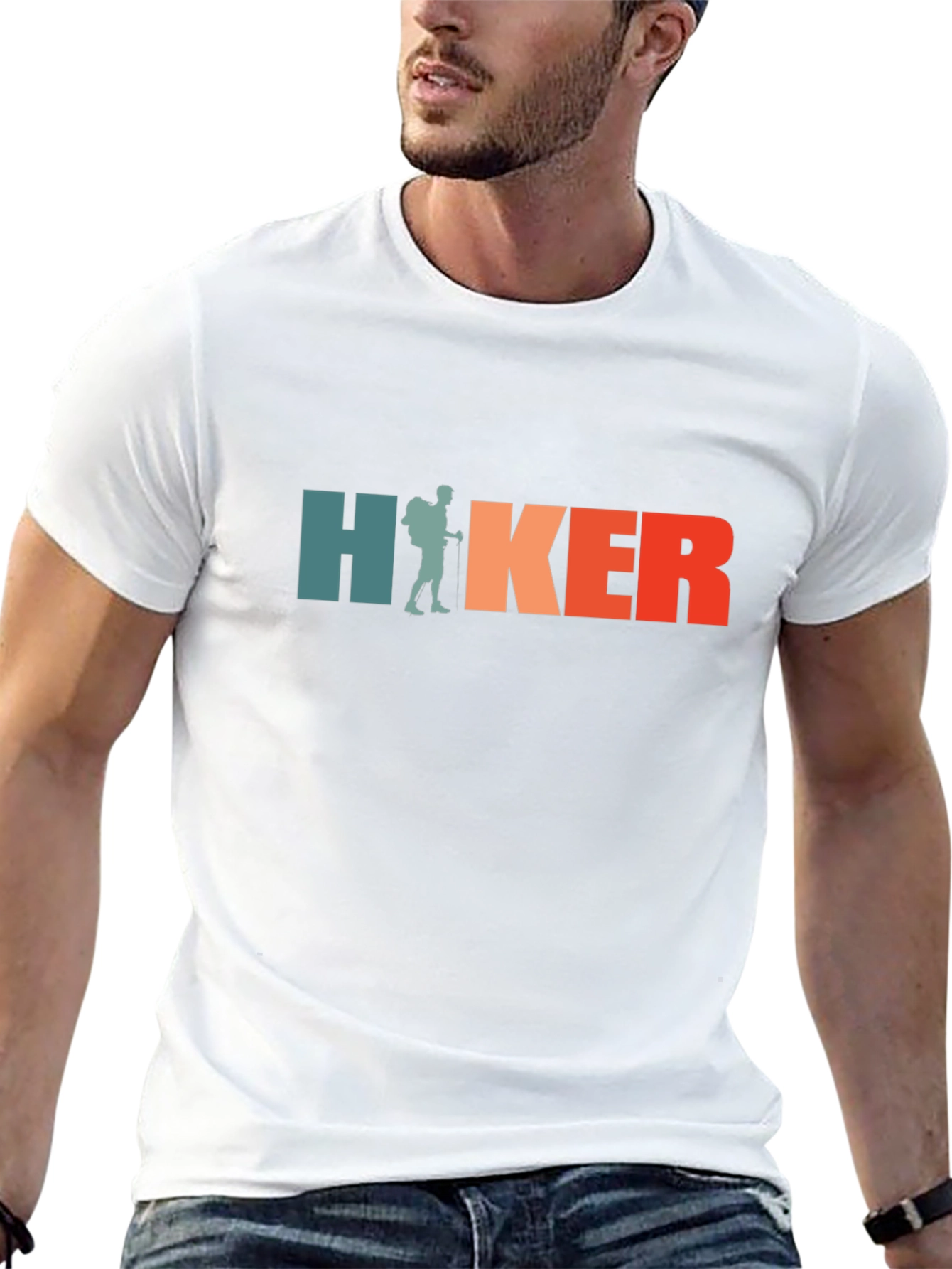 Hiker Retro Graphic Tee - Outdoor Adventure Shirt
