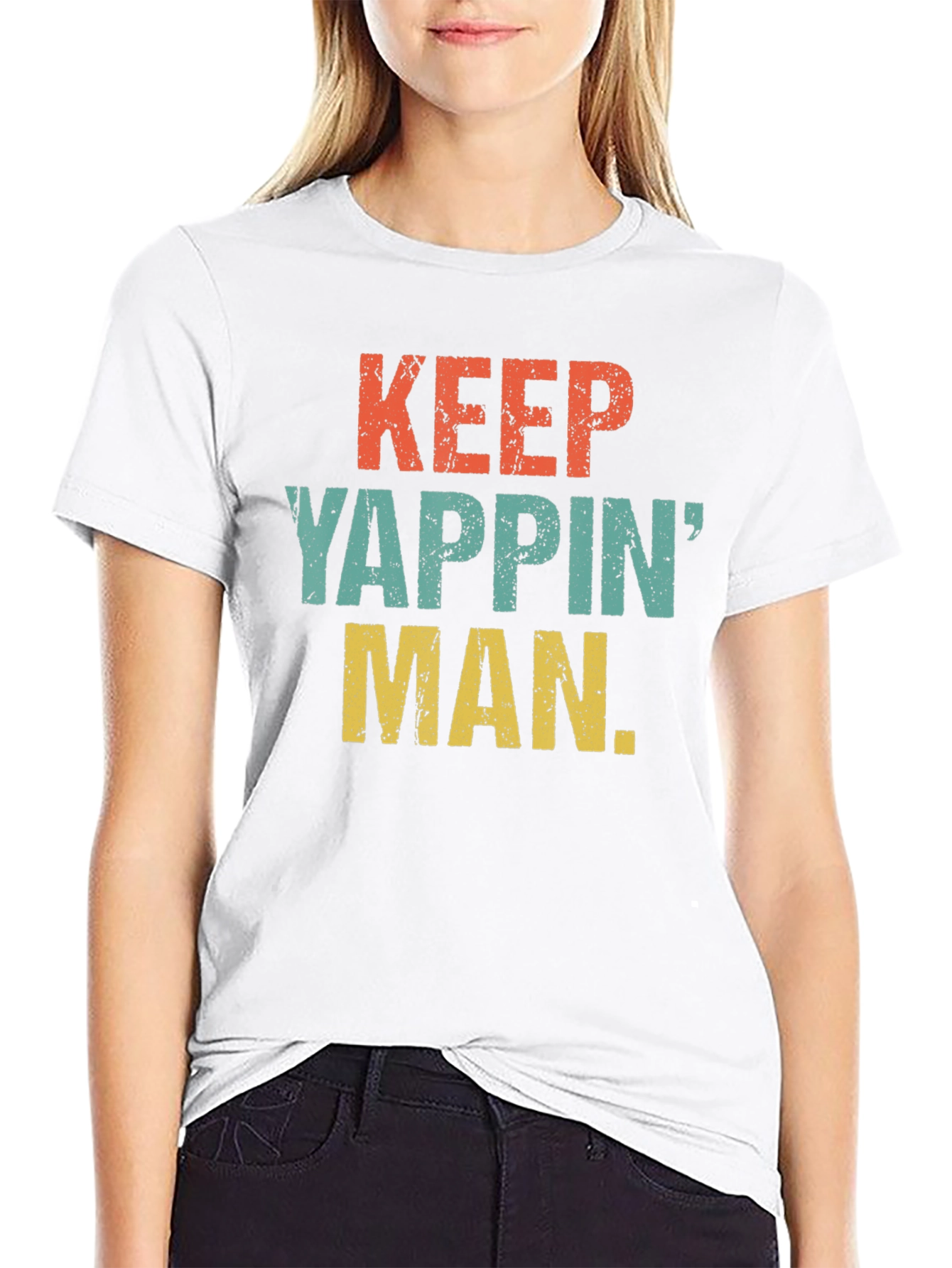 Keep Yappin Man Graphic T-Shirt