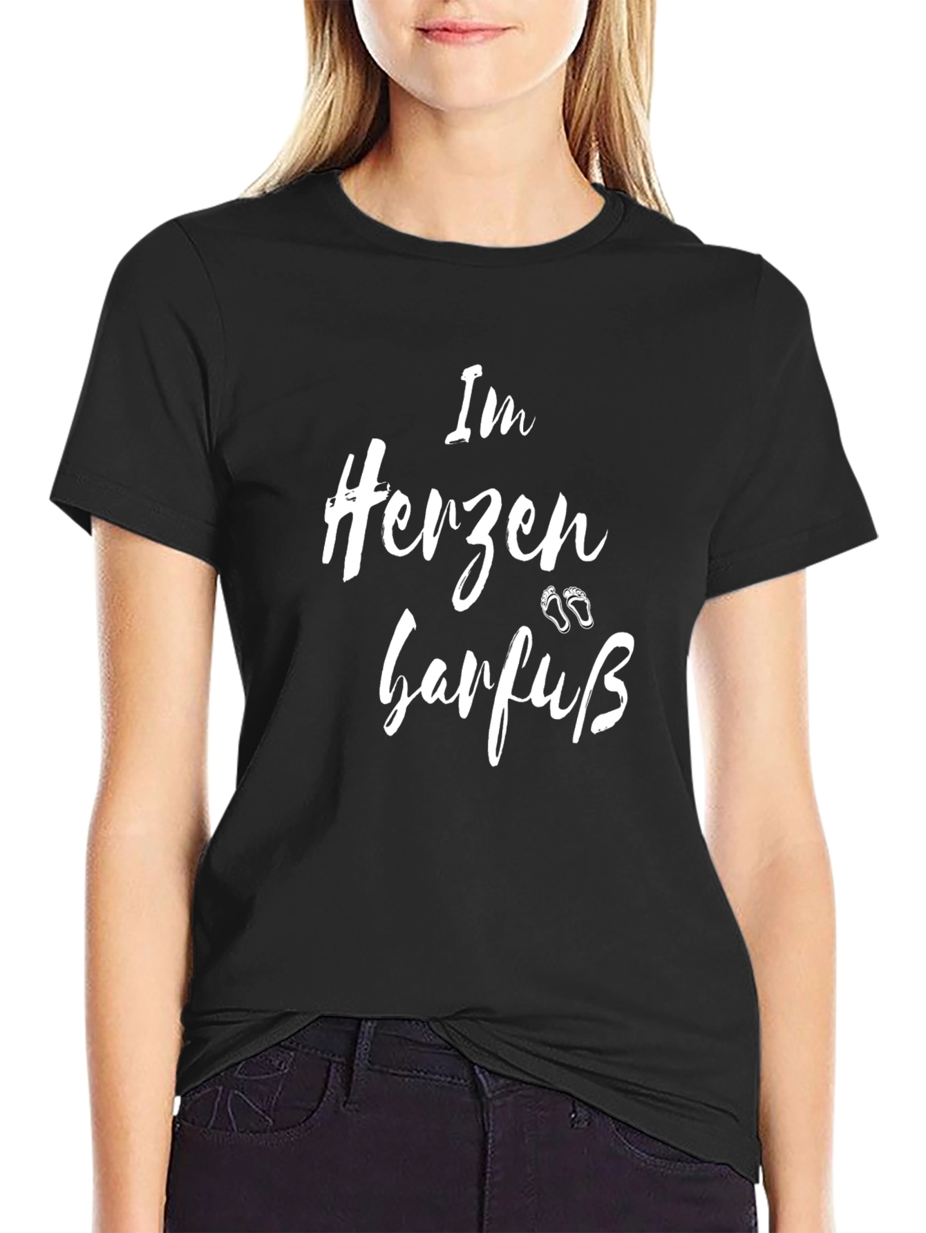 Im Herzen Barfuss T-Shirt - Barefoot Heart Tee