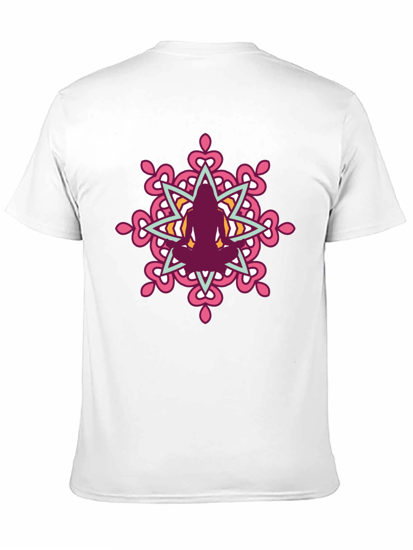 Mandala Yoga Graphic T-Shirt