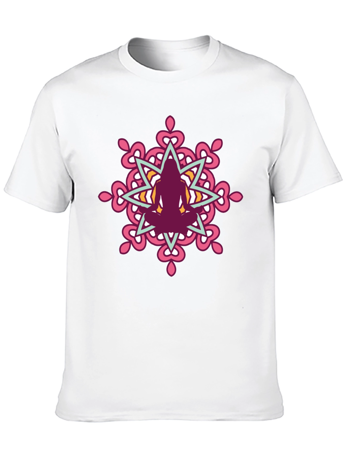 Mandala Yoga Graphic T-Shirt