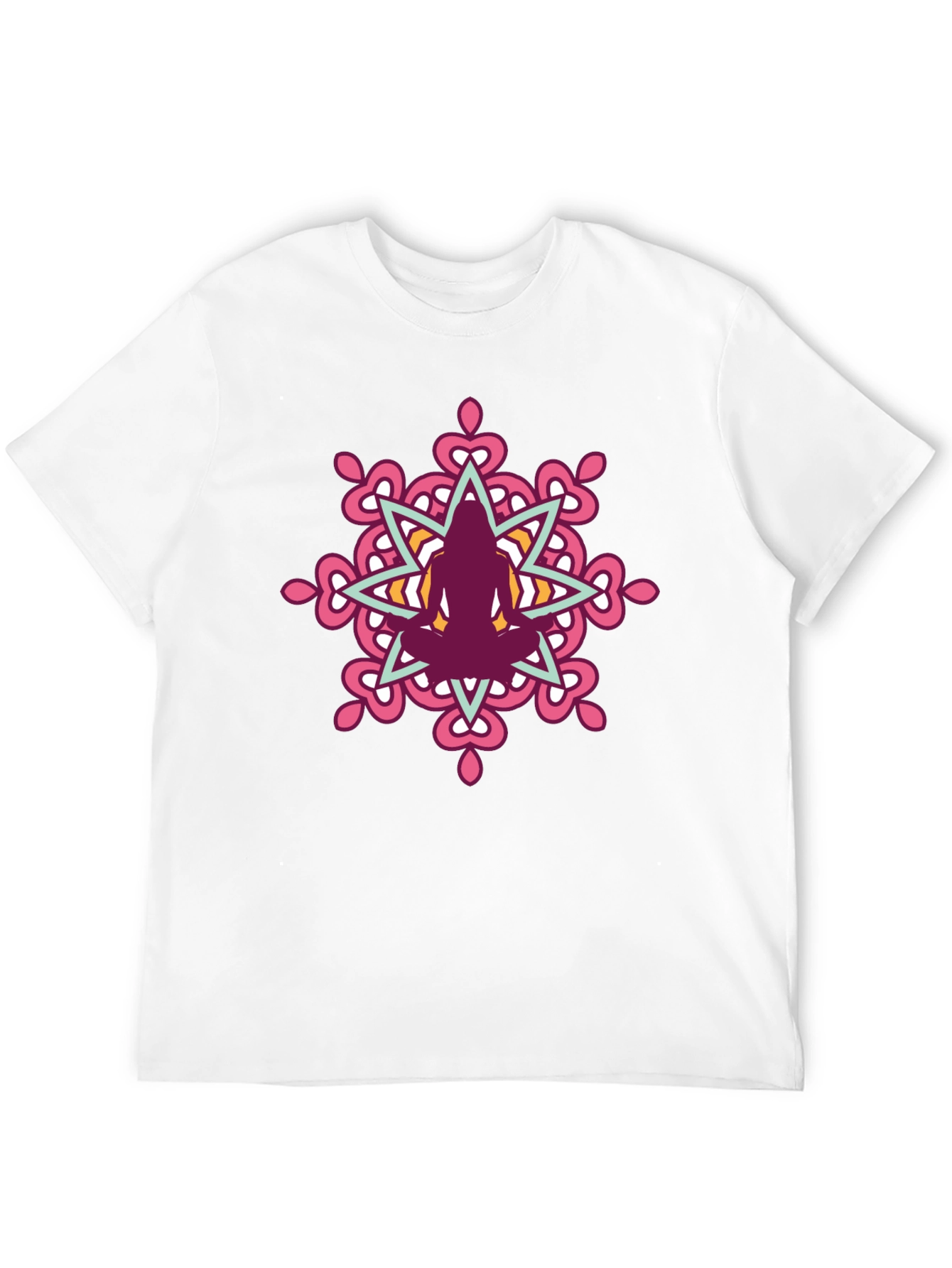 Mandala Yoga Graphic T-Shirt