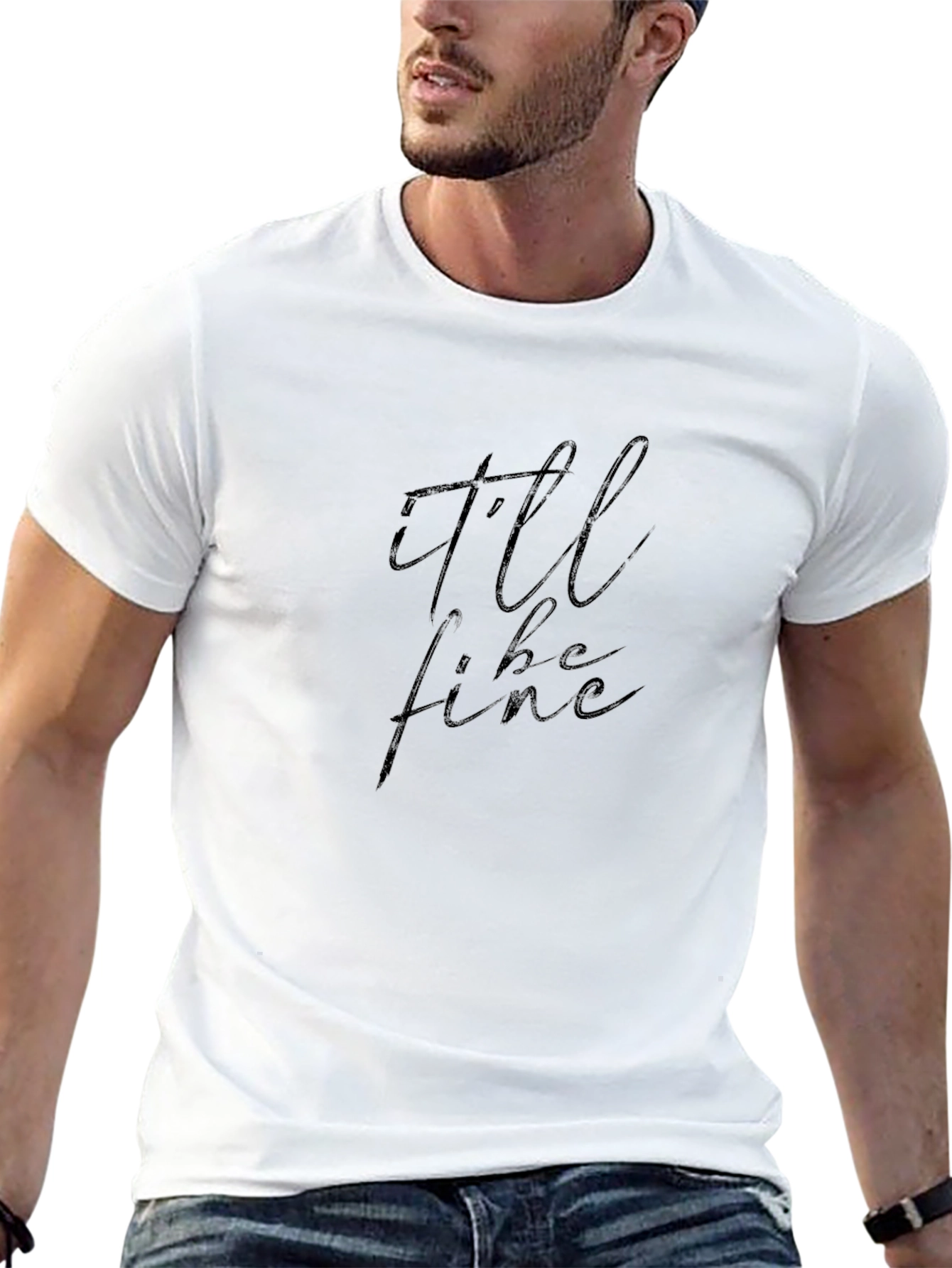 Ill Be Fine Graphic Tee - Stylish Comfort