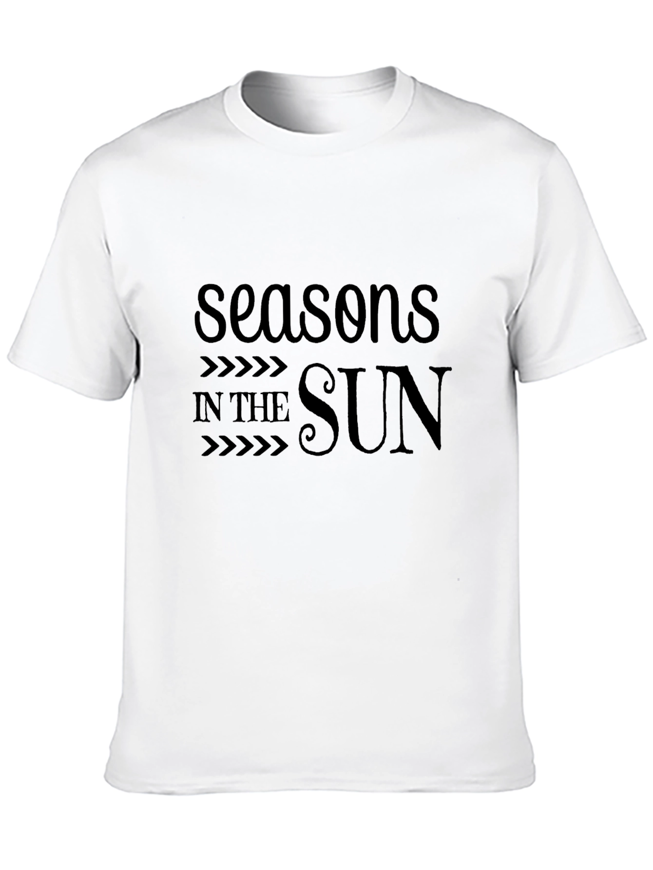 Seasons In The Sun Black Graphic Tee