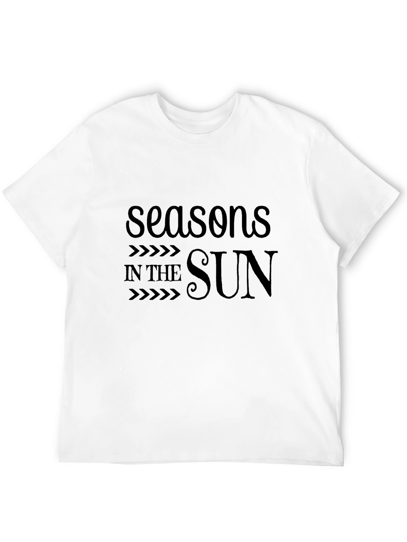 Seasons In The Sun Black Graphic Tee