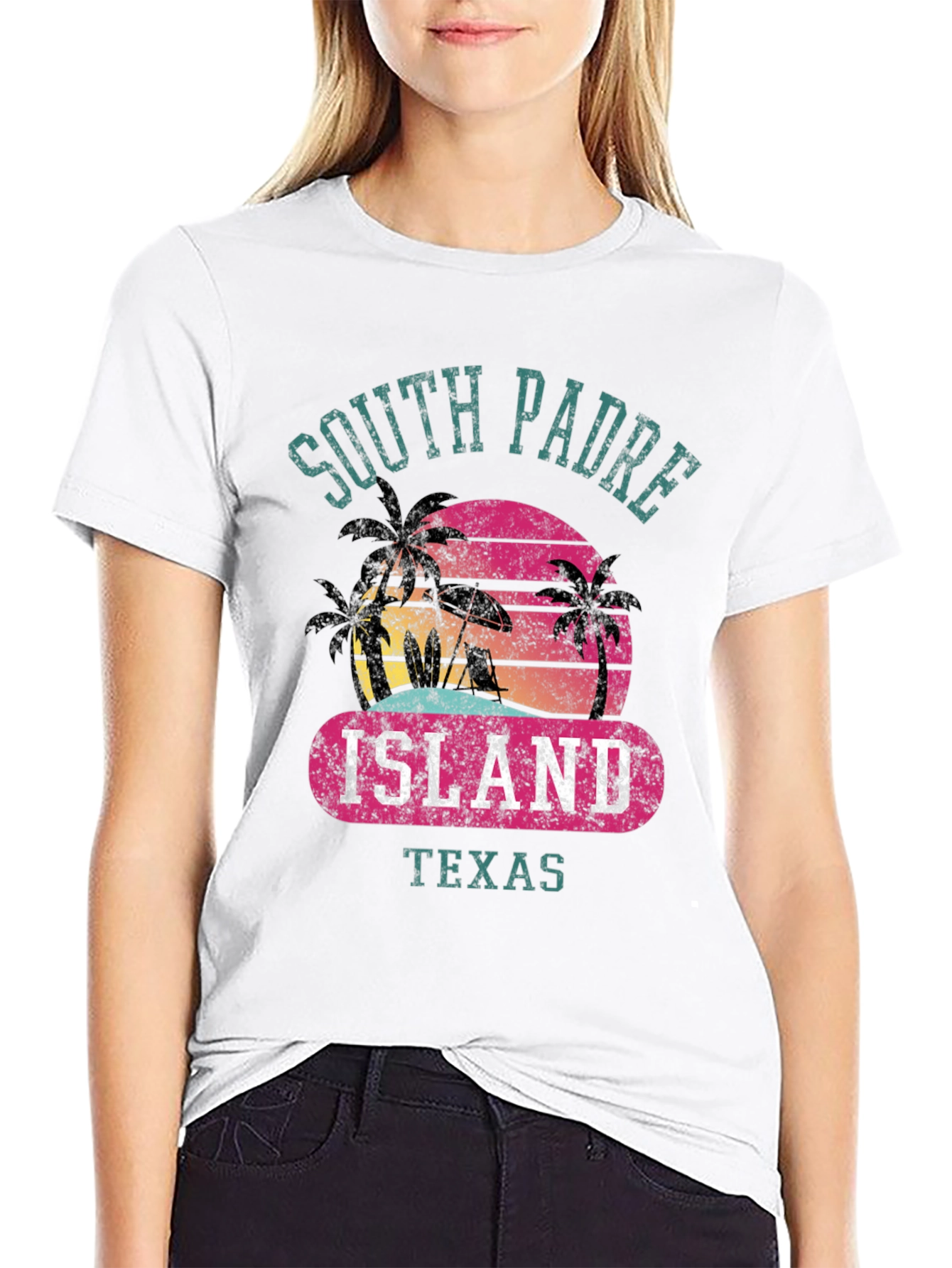 South Padre Island Texas T-Shirt Beach Sunset Tee