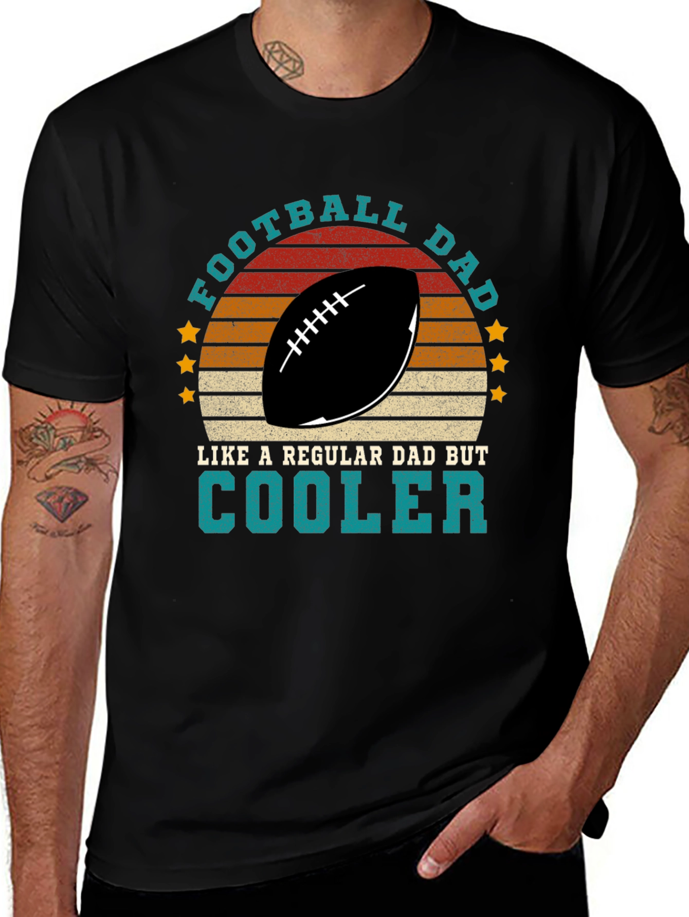 Football Dad T-Shirt - Cool Dad Tee