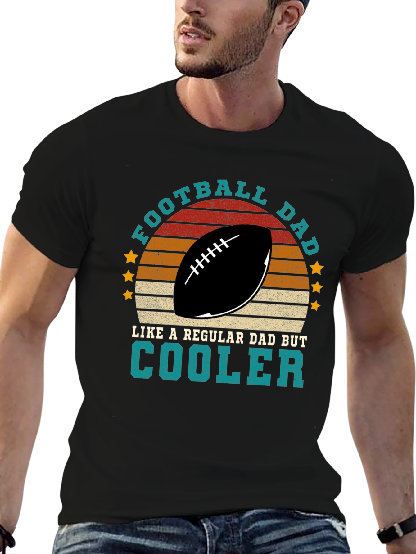 Football Dad T-Shirt - Cool Dad Tee