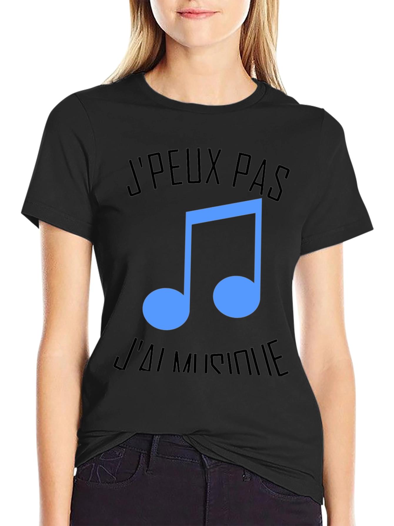 Music Lover Tee: JPeux Pas Jai Musique