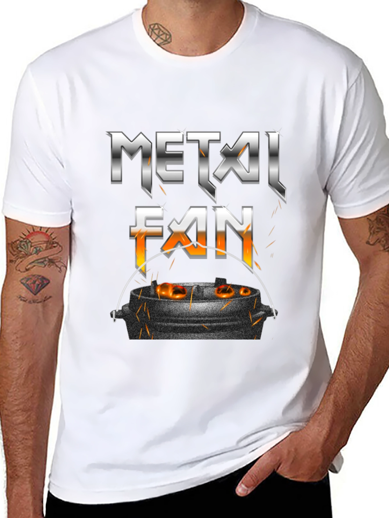 Metal Fan T-Shirt - Heavy Metal Music Lover Tee