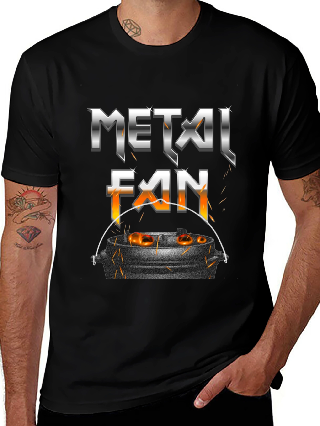Metal Fan T-Shirt - Heavy Metal Music Lover Tee