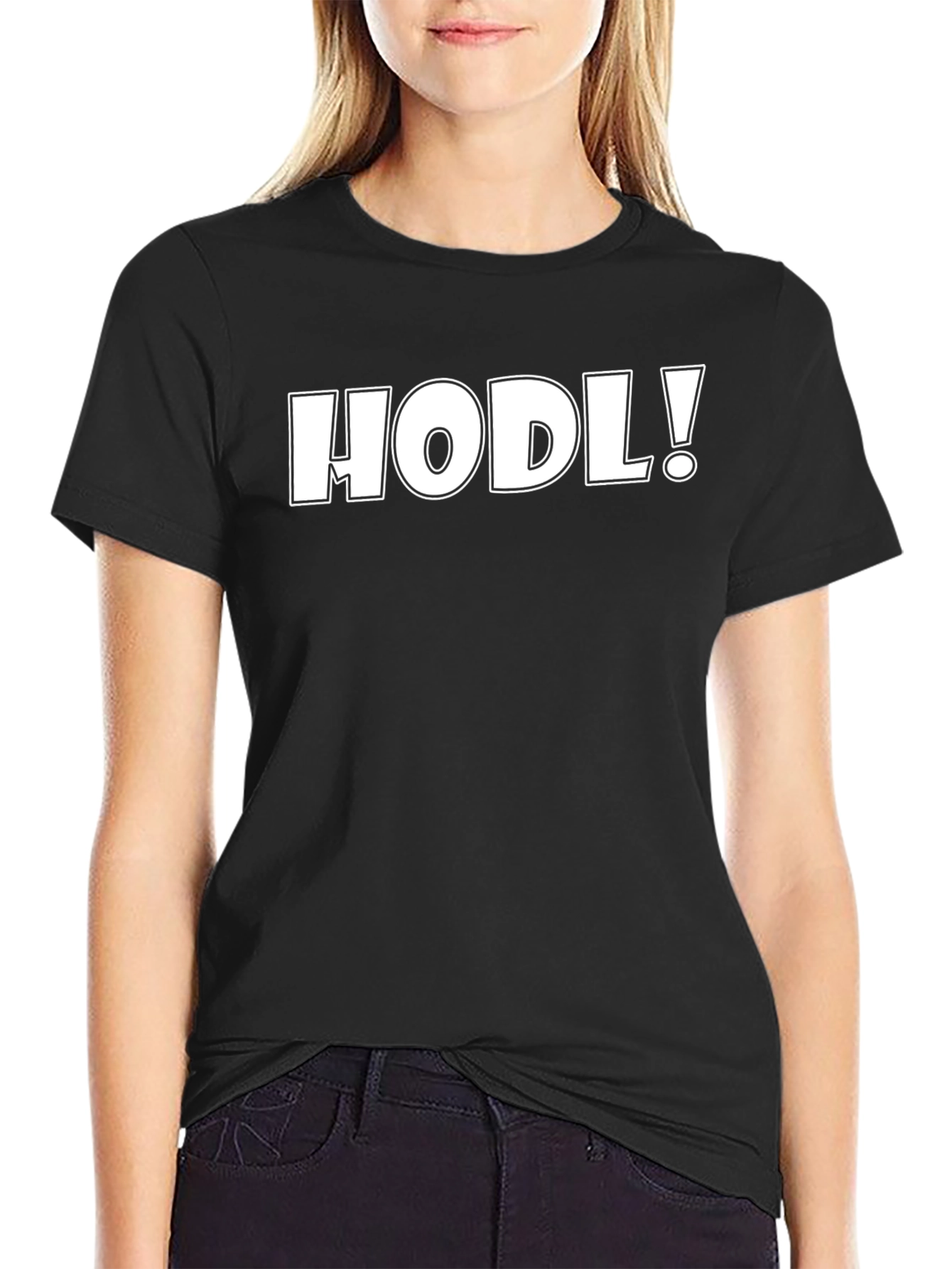 HODL! Black Crypto T-Shirt