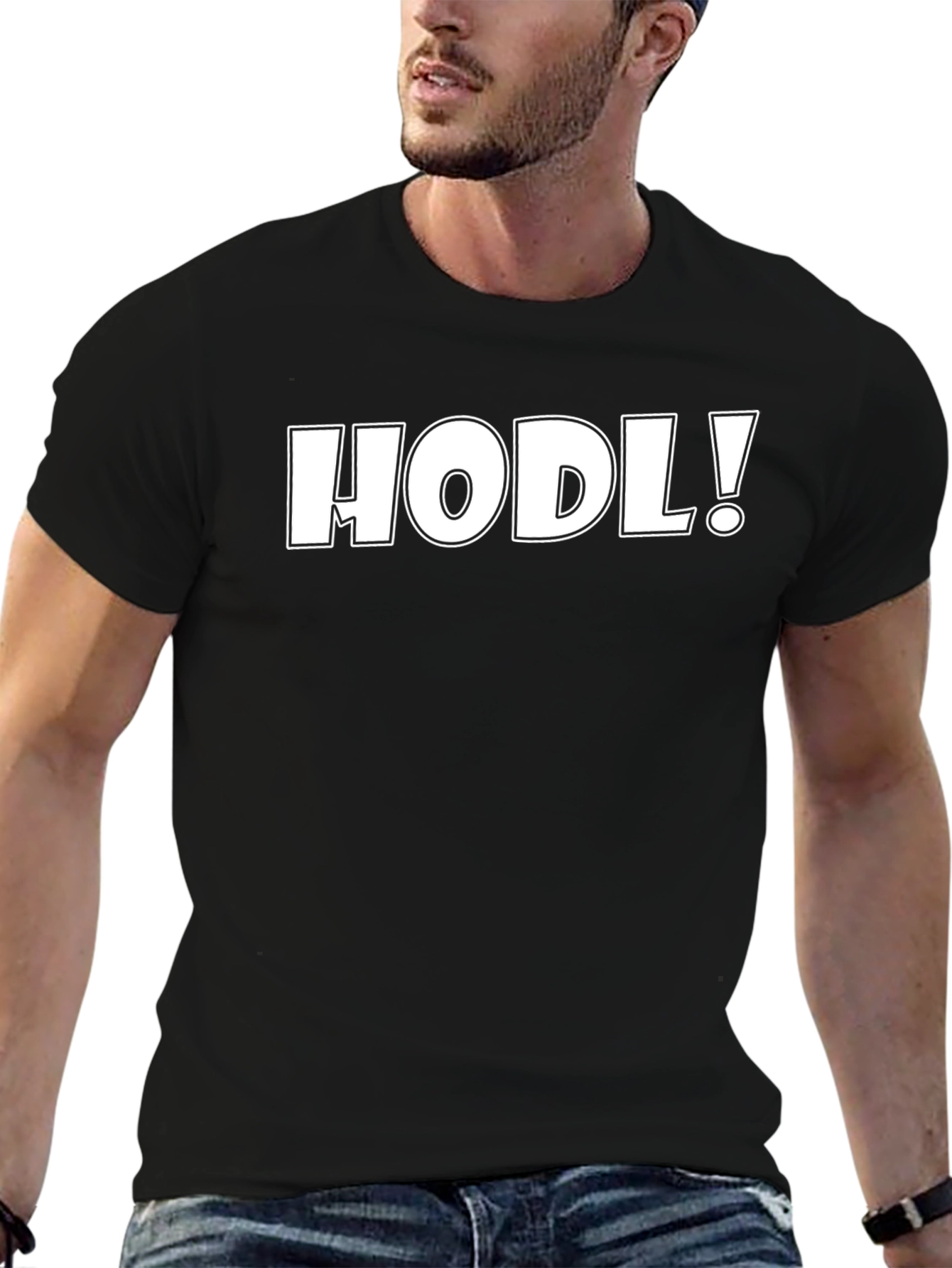 HODL! Black Crypto T-Shirt