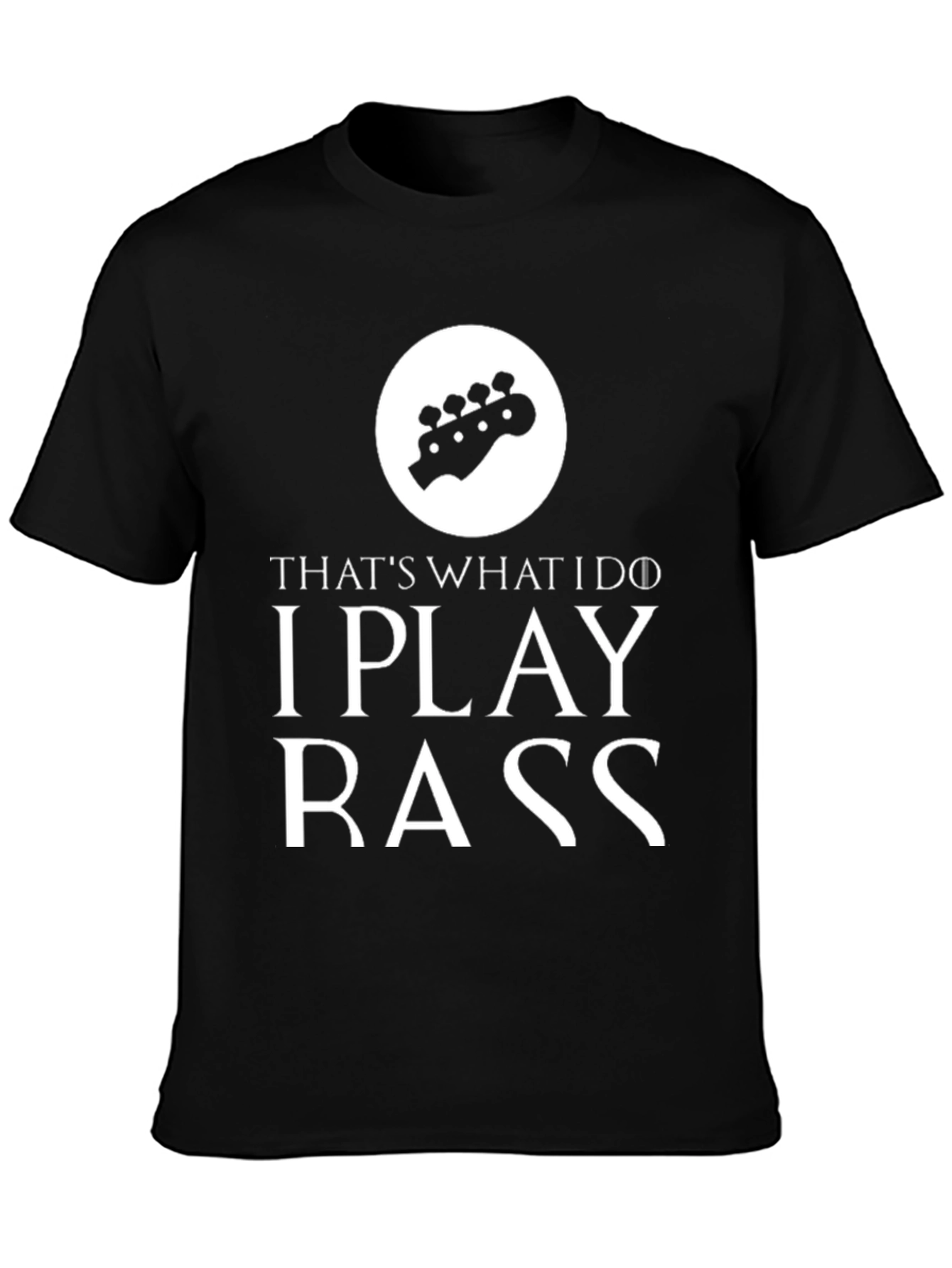 Bass Guitar Player T-Shirt - I Play Bass Tee
