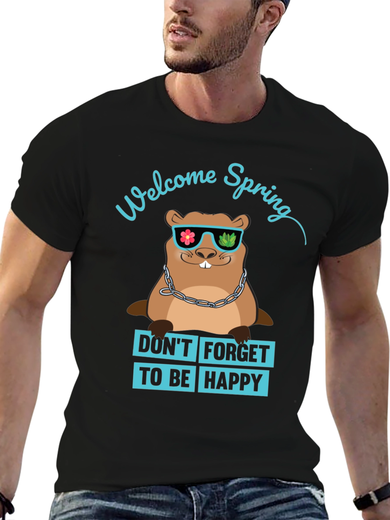 Welcome Spring Groundhog T-Shirt
