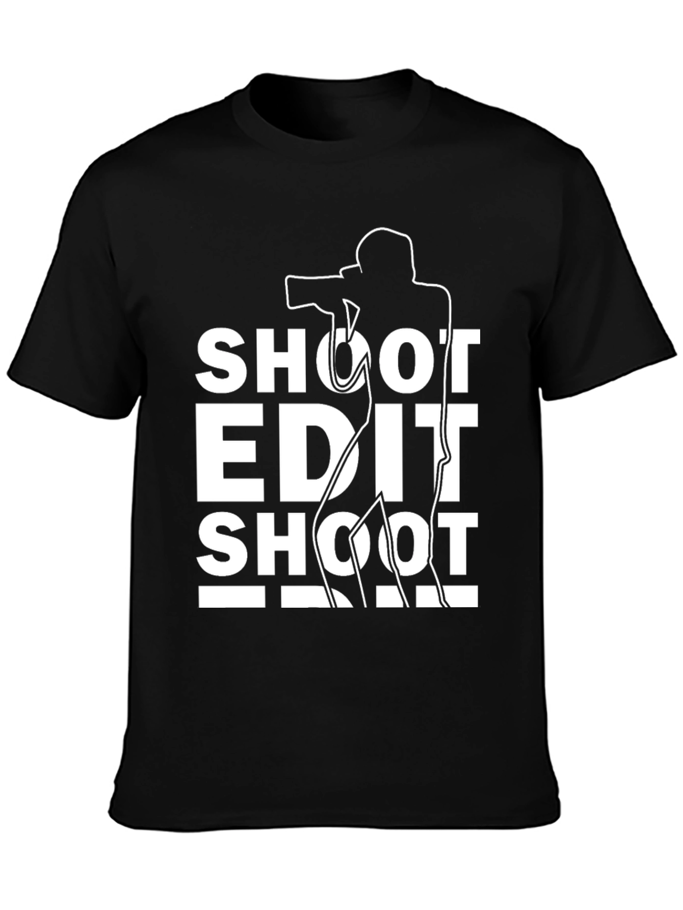 Shoot Edit Shoot Photographer Graphic T-Shirt