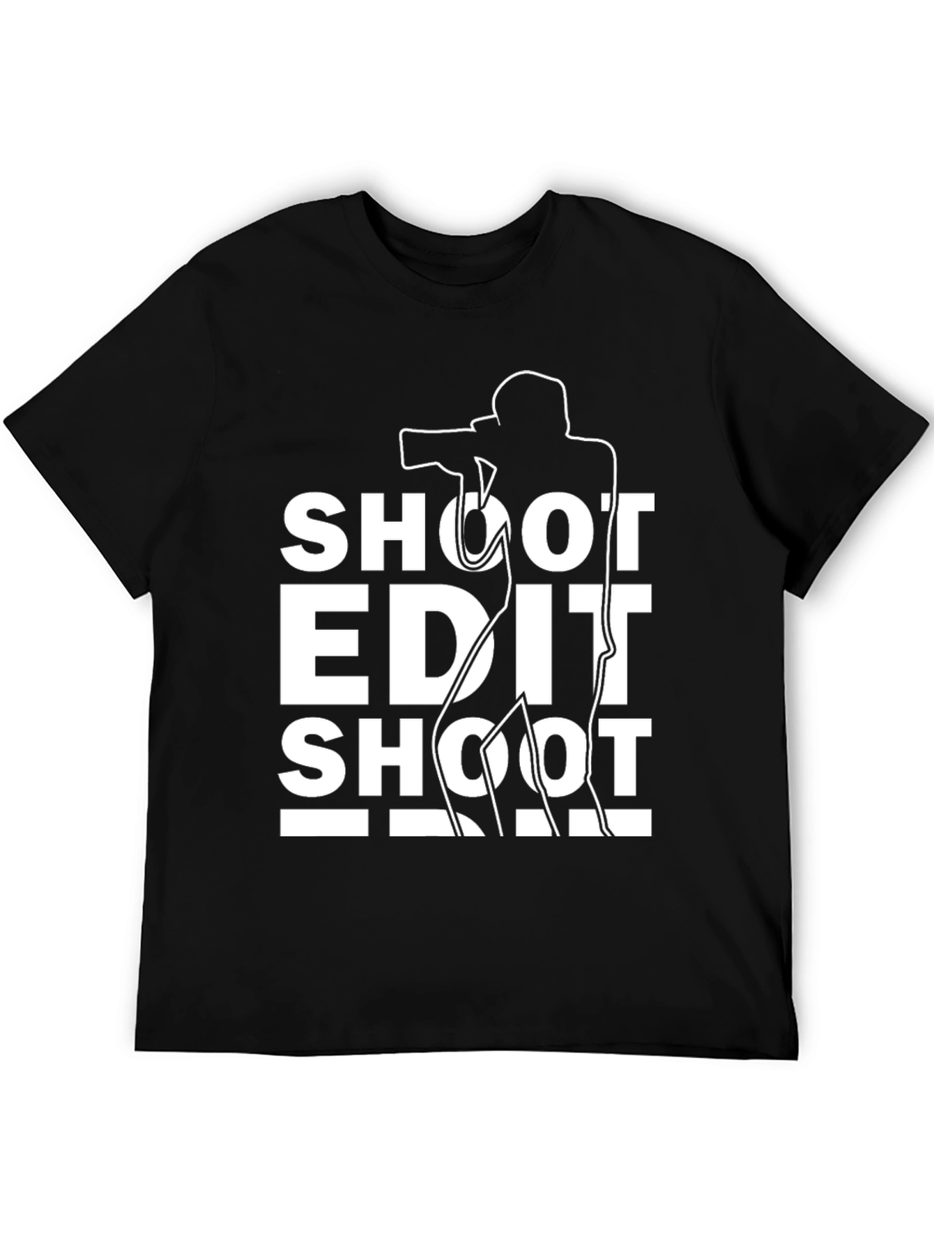 Shoot Edit Shoot Photographer Graphic T-Shirt