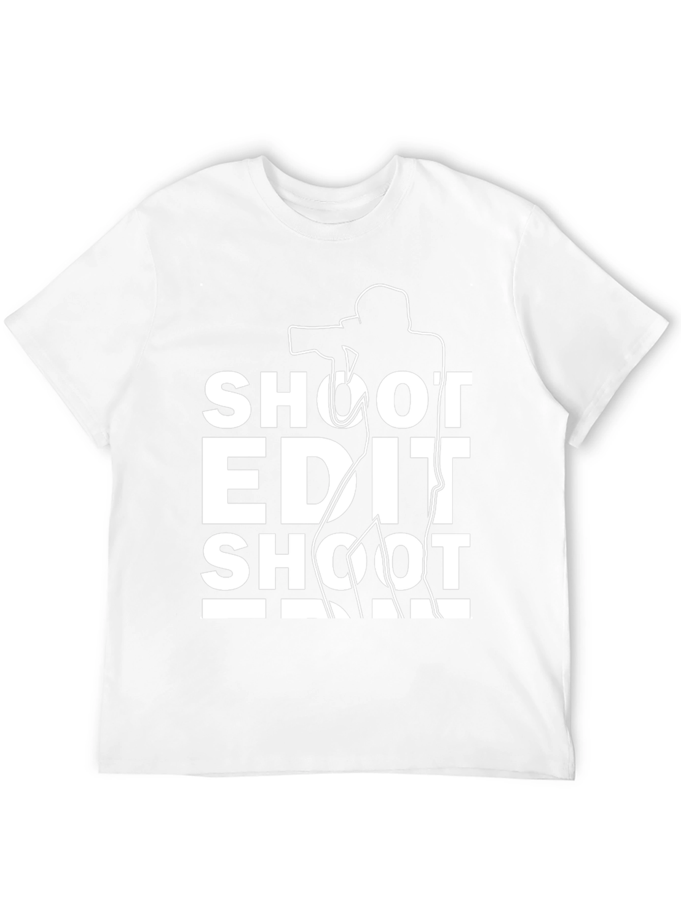 Shoot Edit Shoot Photographer Graphic T-Shirt