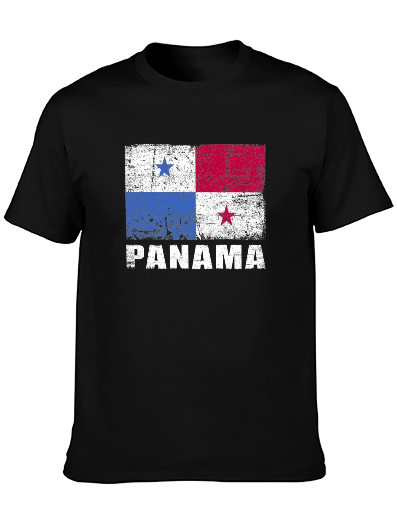 Panama Flag T-Shirt Distressed Graphic Tee