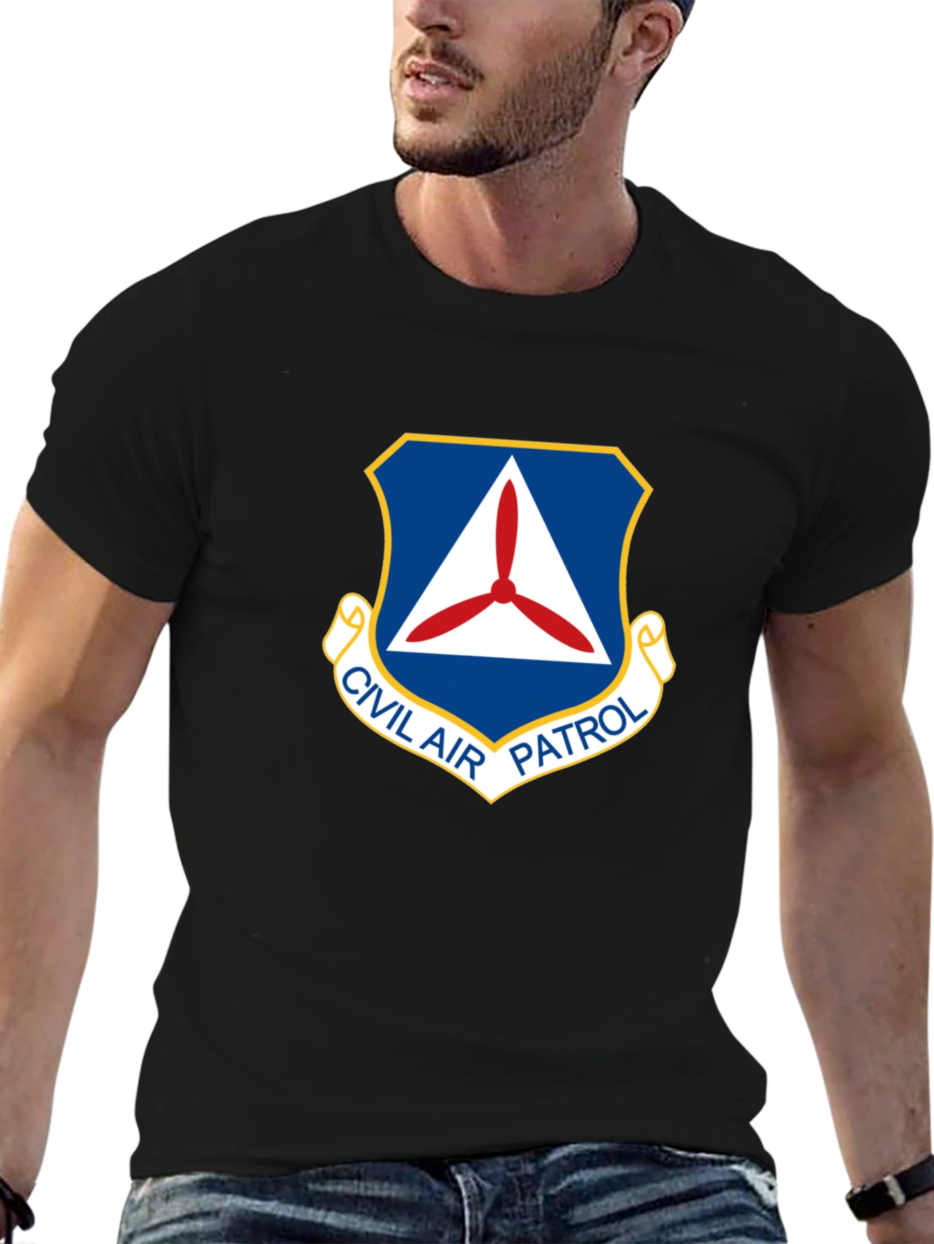 Civil Air Patrol T-Shirt - Black Graphic Tee