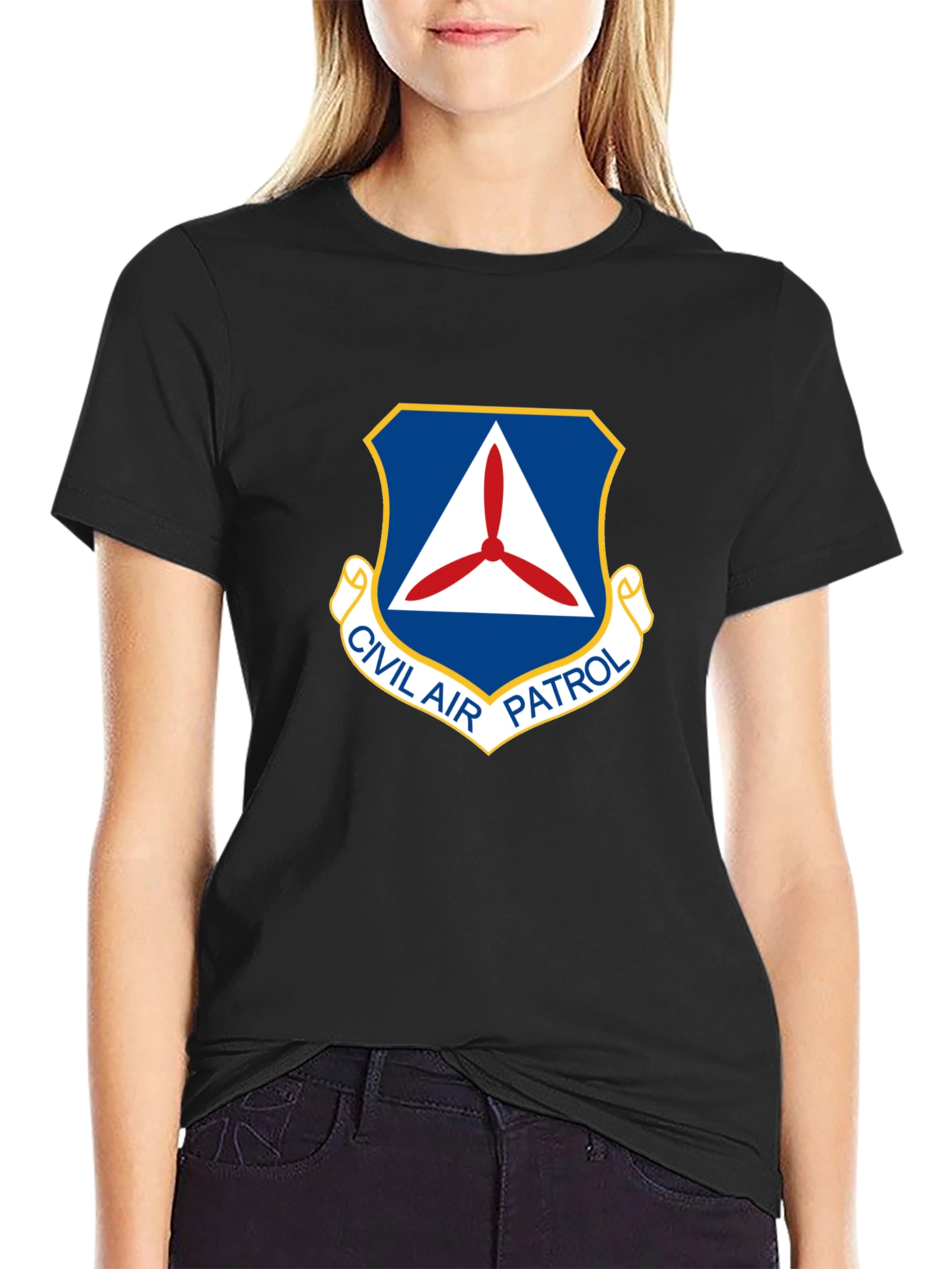 Civil Air Patrol T-Shirt - Black Graphic Tee