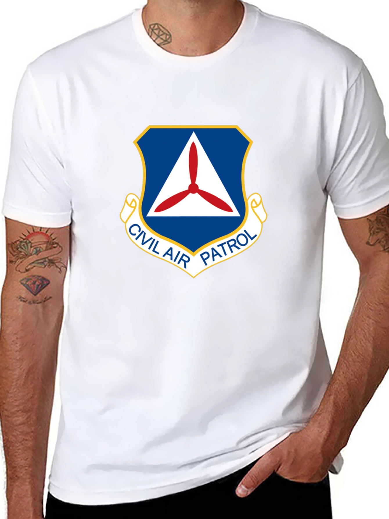 Civil Air Patrol T-Shirt - Black Graphic Tee