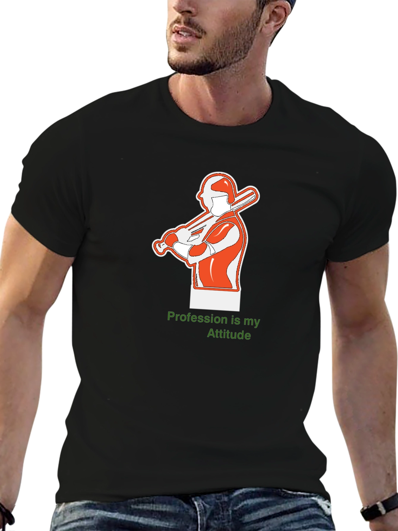 Baseball Player Graphic Tee