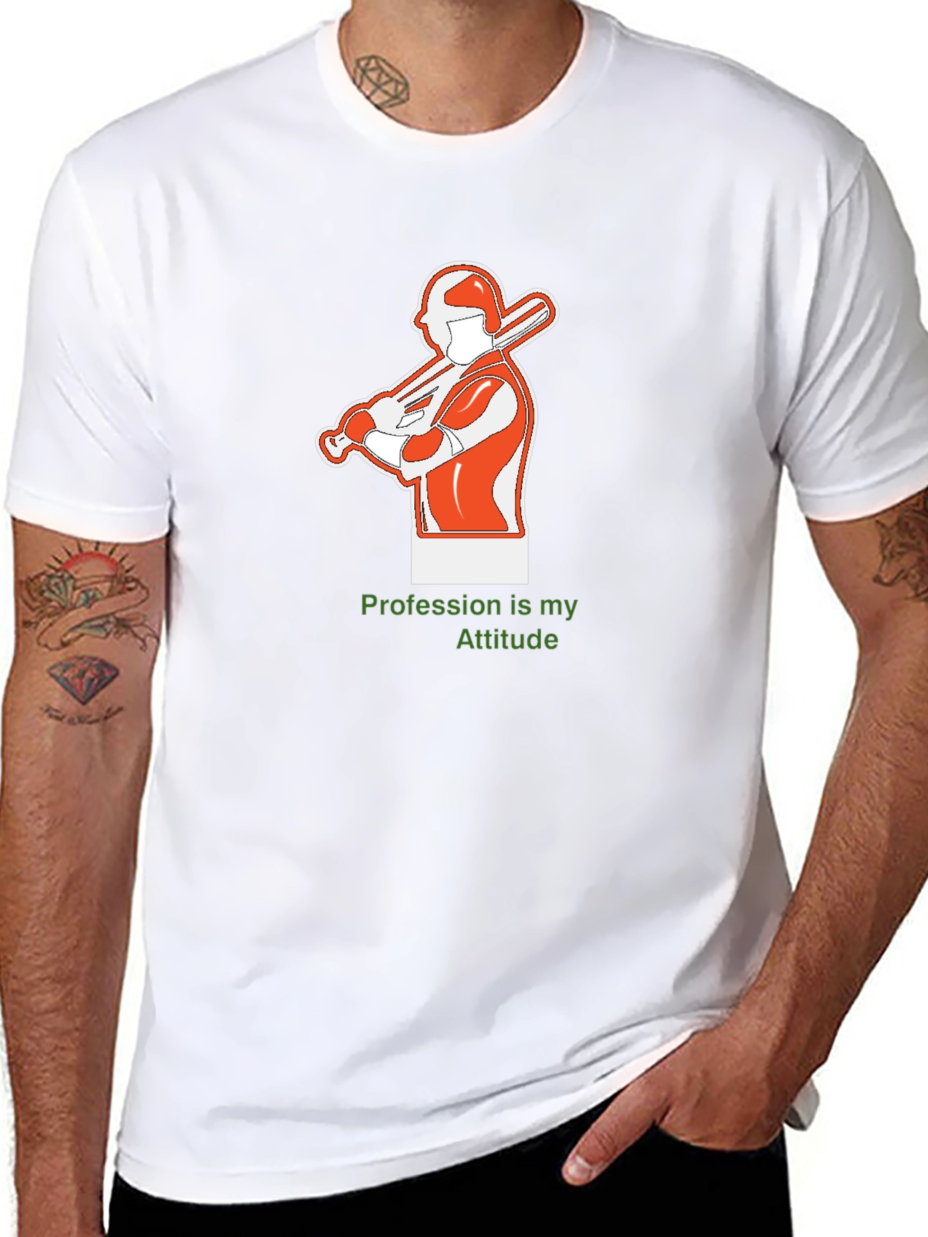 Baseball Player Graphic Tee
