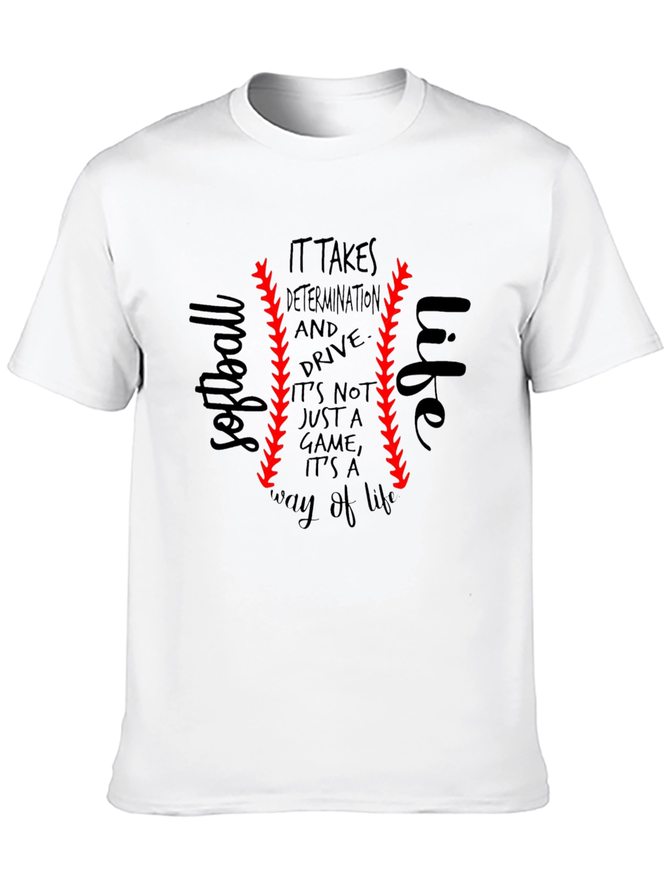 Softball Life T-Shirt - Determination & Drive