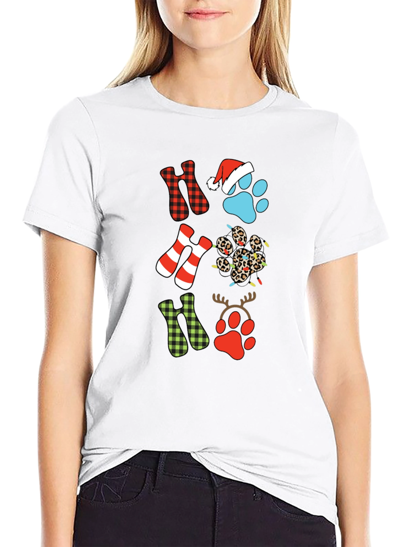Festive Ho Ho Ho Christmas T-Shirt