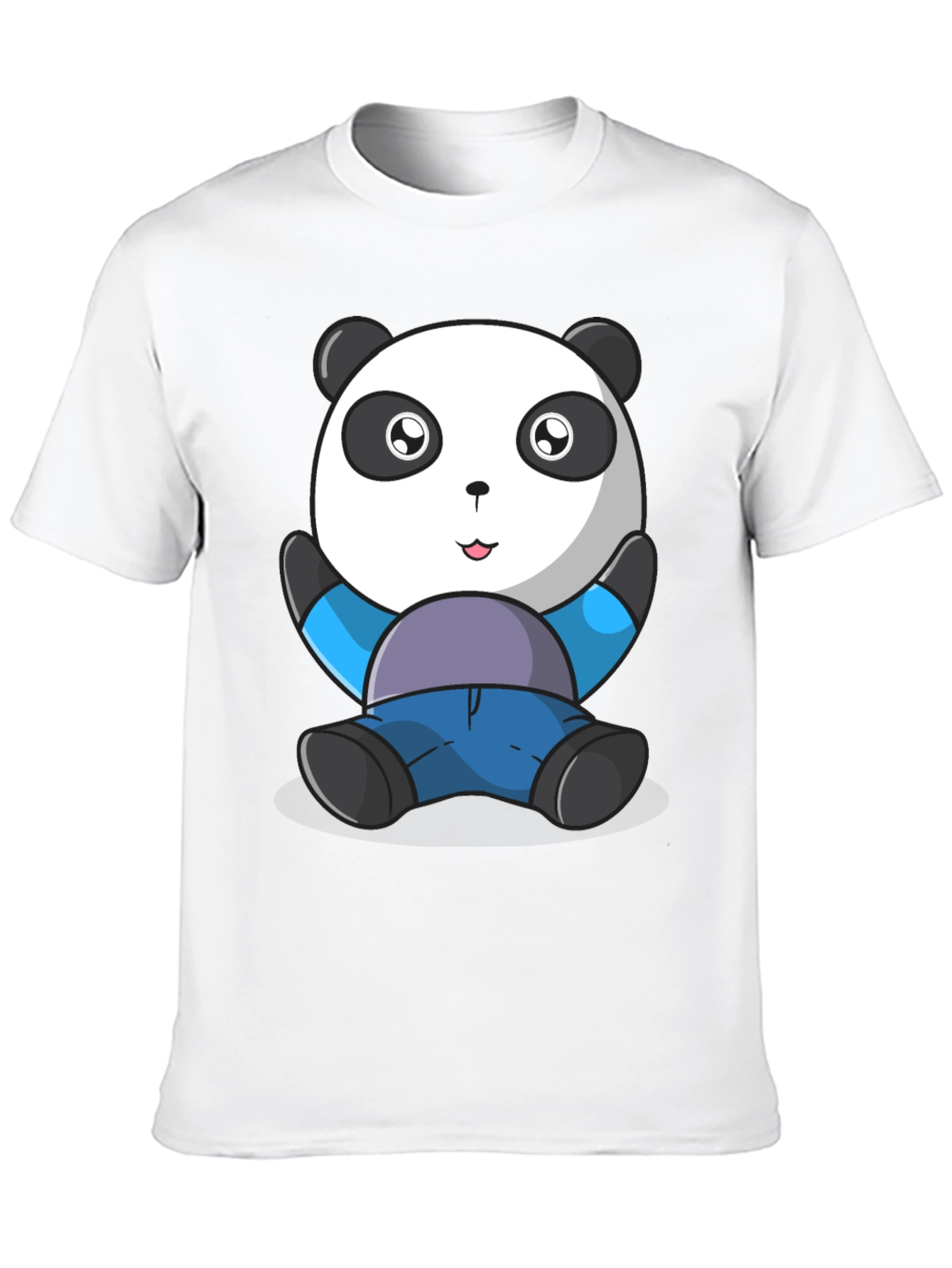 Cute Panda Bear Graphic T-Shirt