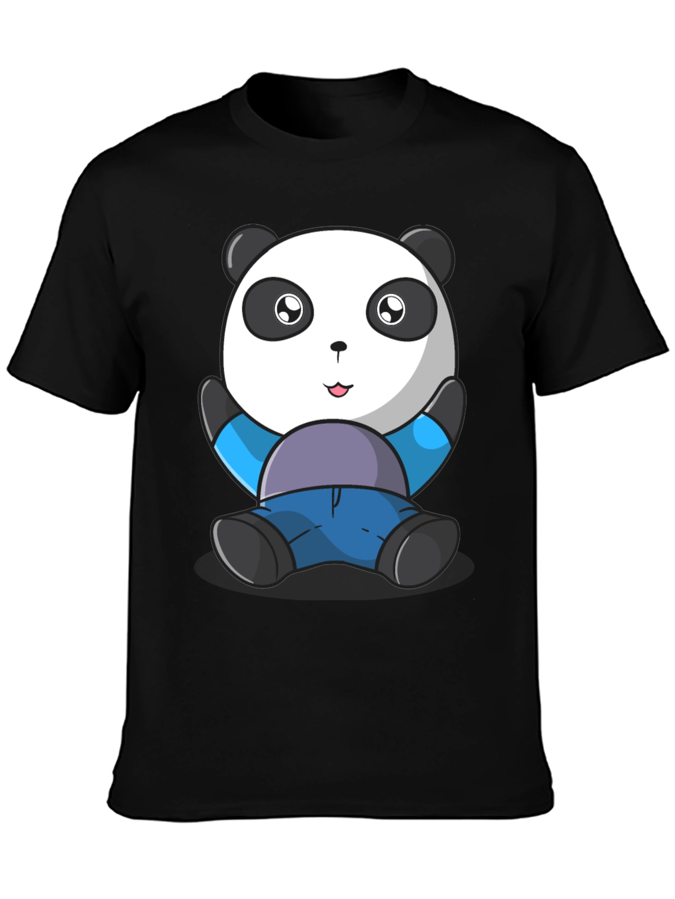 Cute Panda Bear Graphic T-Shirt