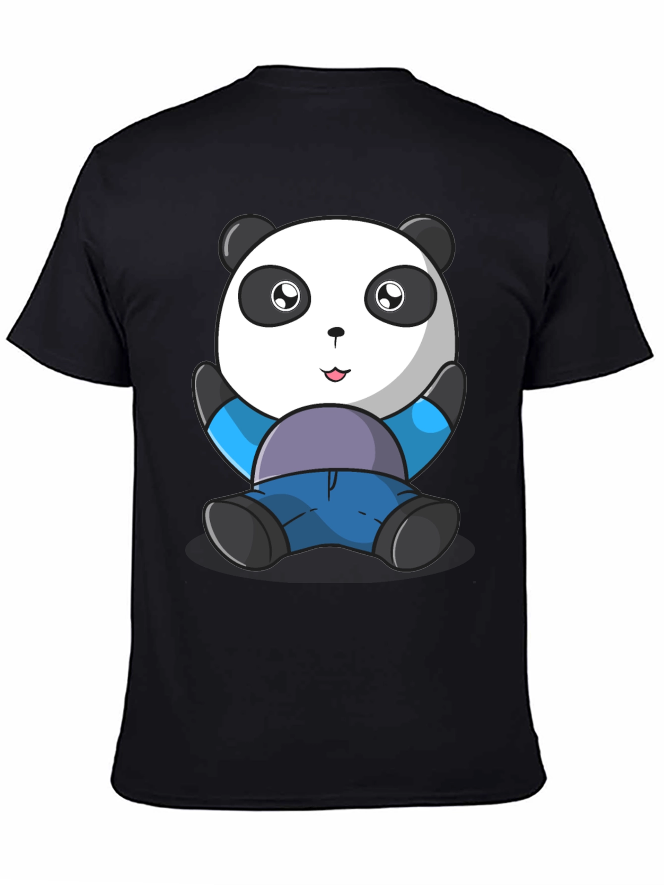 Cute Panda Bear Graphic T-Shirt