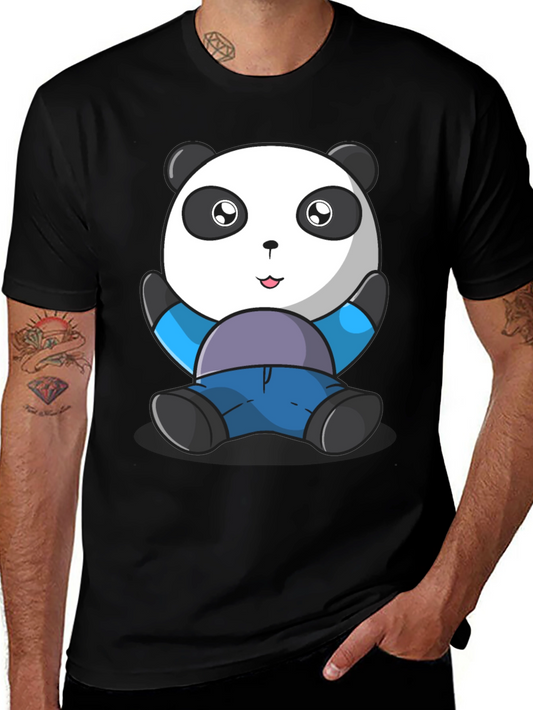 Cute Panda Bear Graphic T-Shirt
