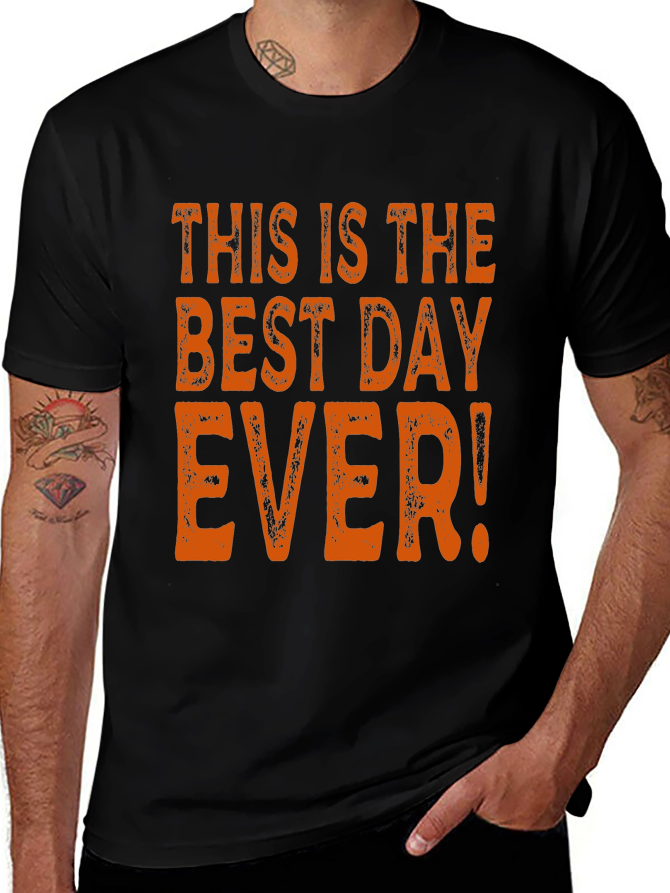 Best Day Ever Graphic Tee - Unisex Black T-Shirt