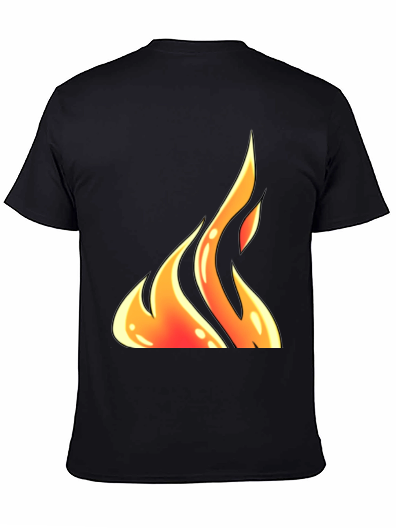 Fiery Flame Graphic T-Shirt - Bold Statement Tee