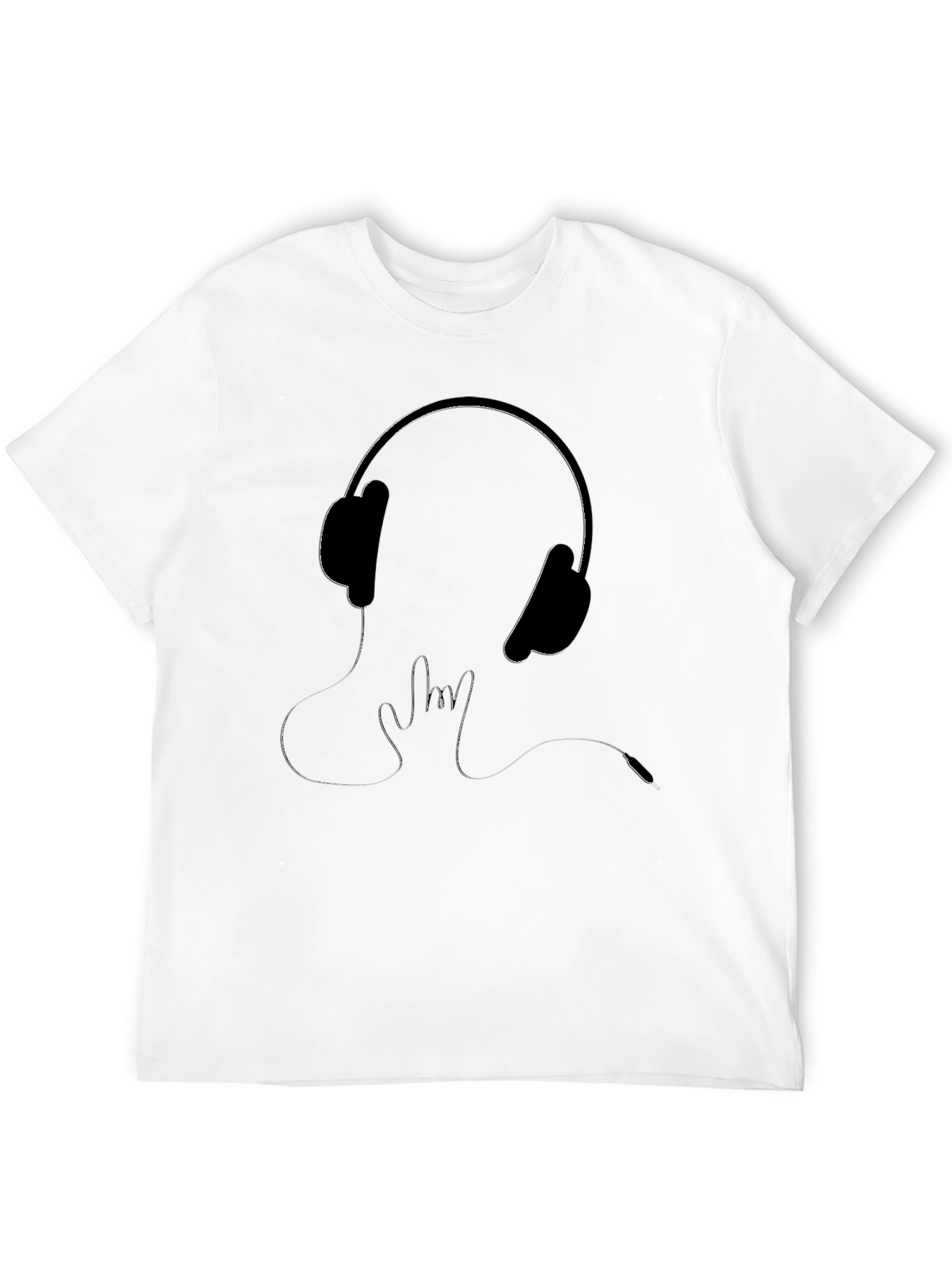 Headphone Rock On T-Shirt - Cool Graphic Tee