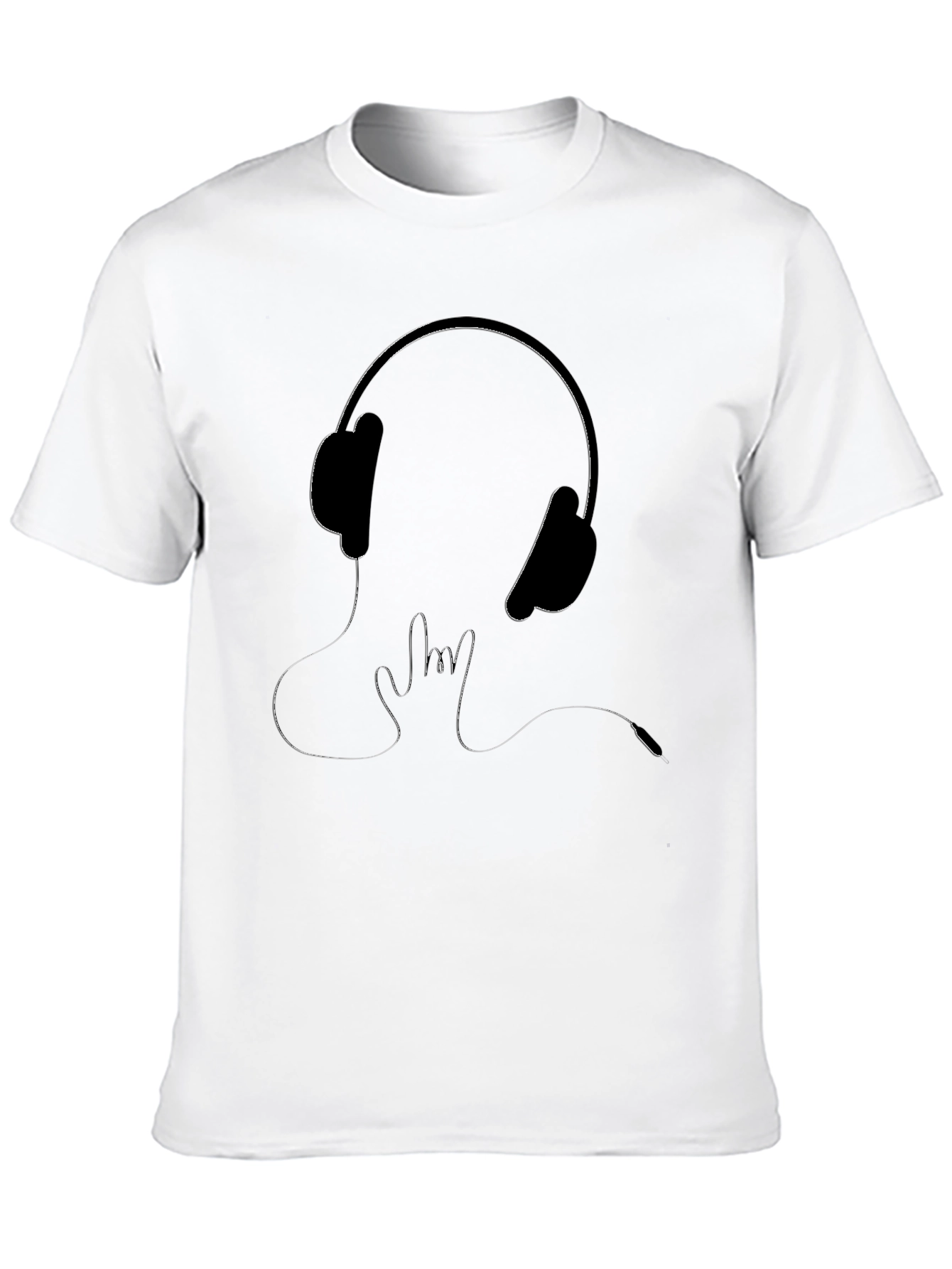 Headphone Rock On T-Shirt - Cool Graphic Tee