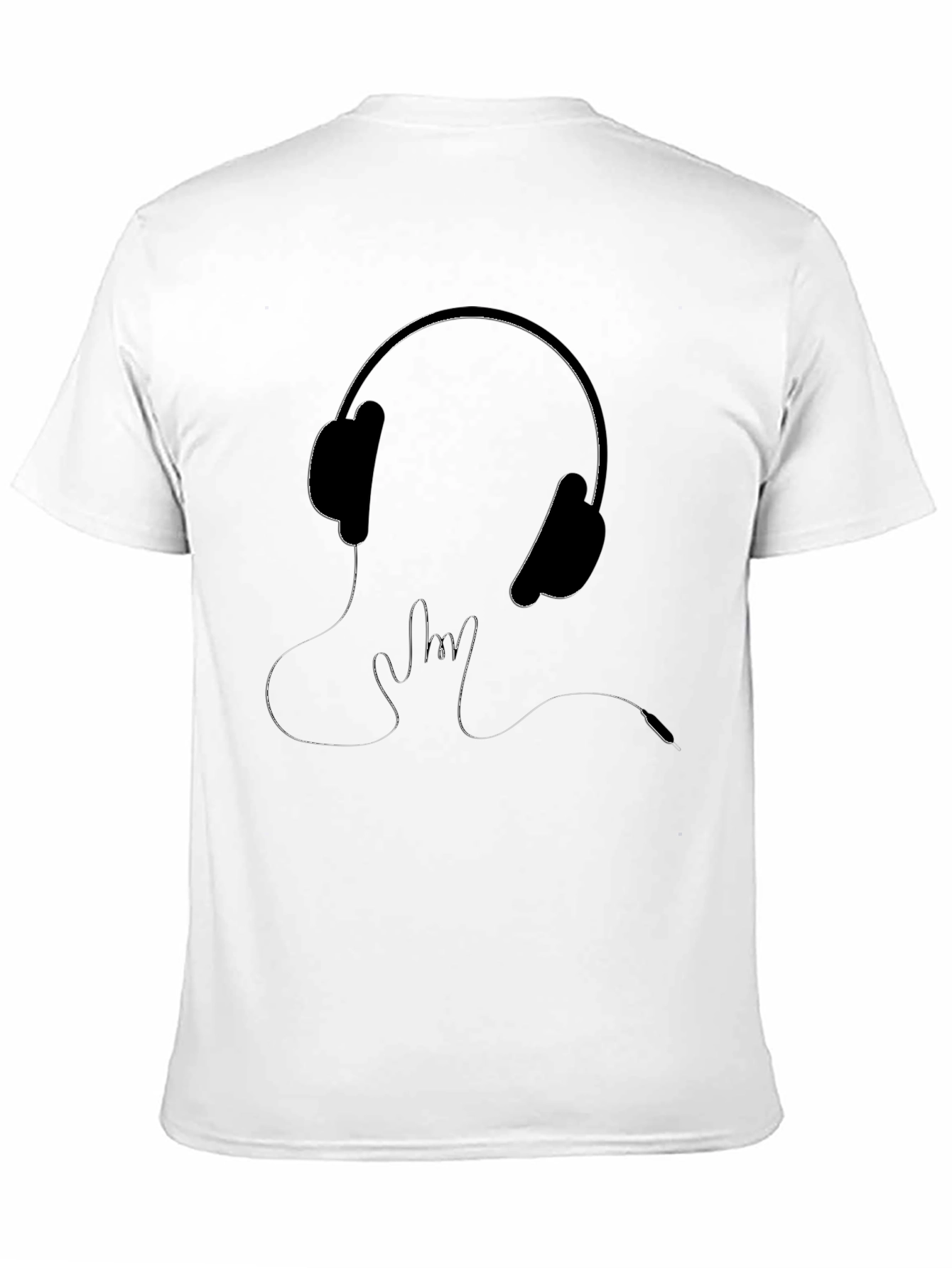 Headphone Rock On T-Shirt - Cool Graphic Tee