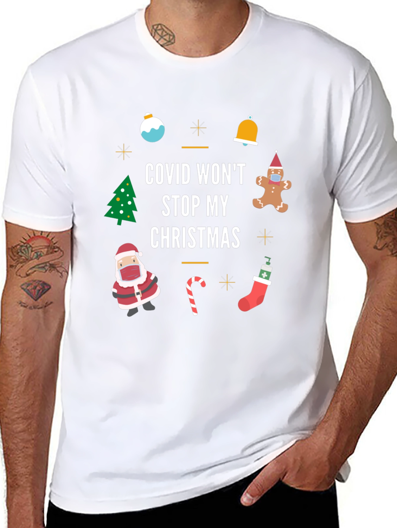 Covid Wont Stop My Christmas T-Shirt